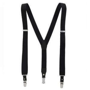 Yohji Yamamoto Basic Suspenders Classic Black Suspenders